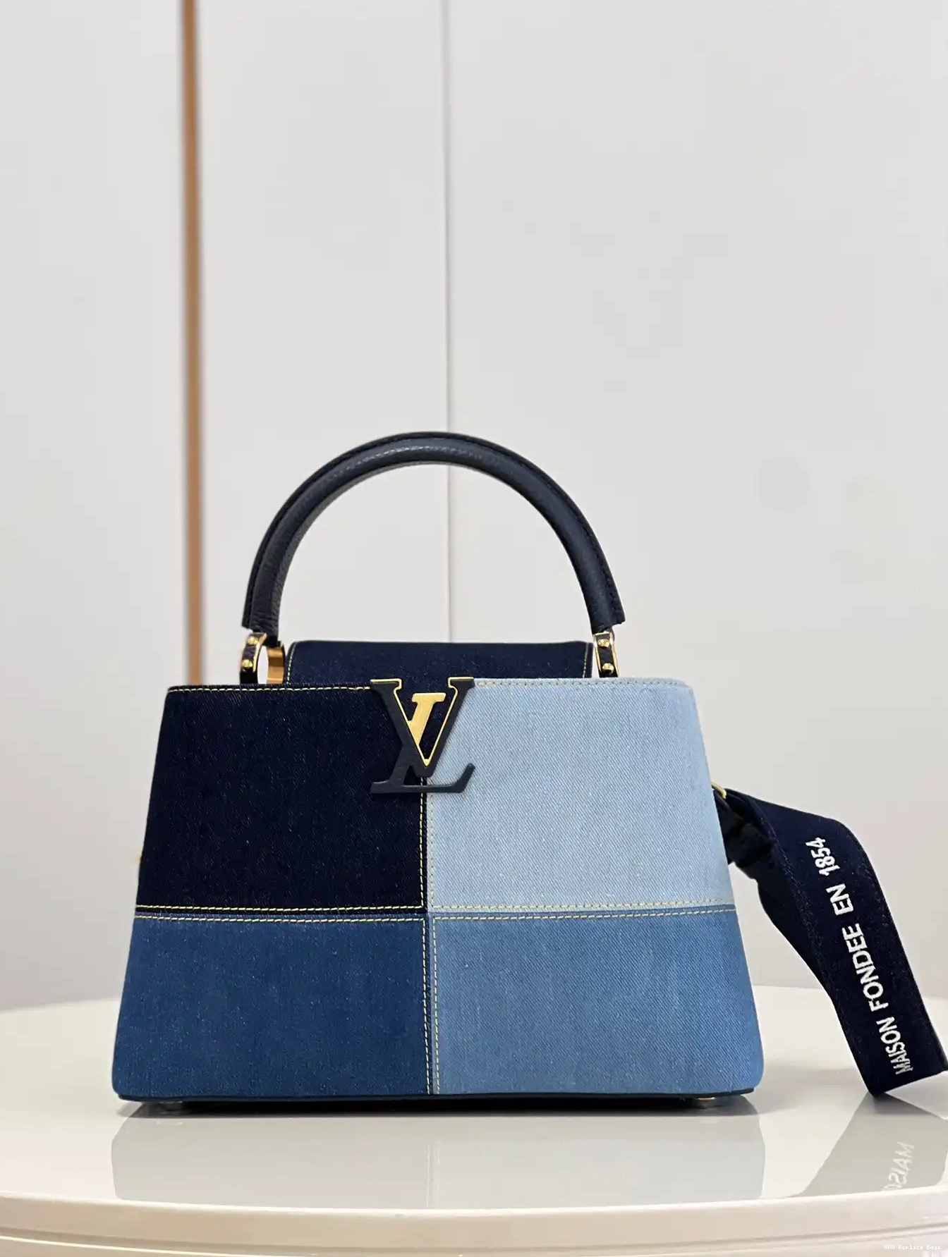 Aaa replica bags VUITTON CAPUCINES MM LOUIS 0613